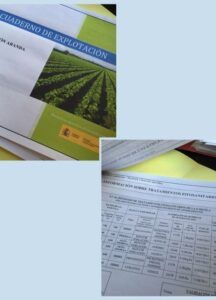 cuaderno de explotación