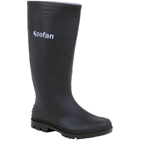 Bota agua alta pvc Negra