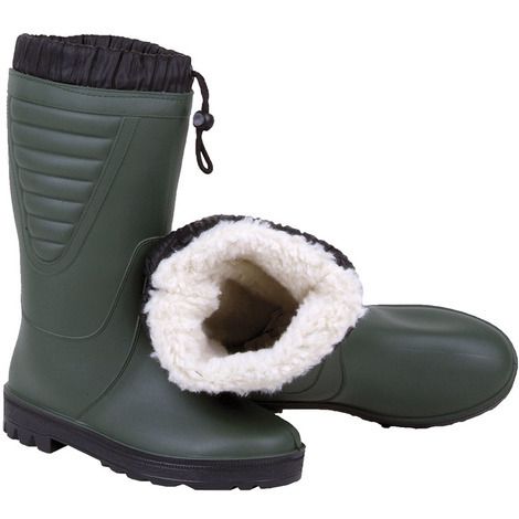 Bota agua alta forro polar interior
