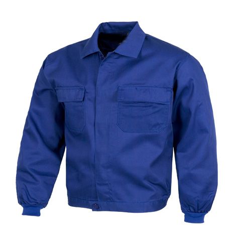 Cazadora trabajo azul