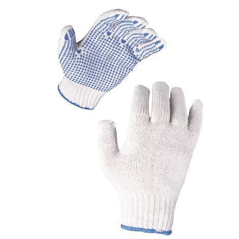 Guantes algodón con puntos pvc