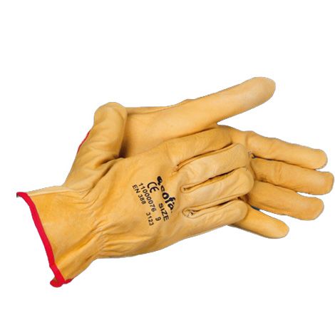 Guantes piel vacuno Extra resist. agua