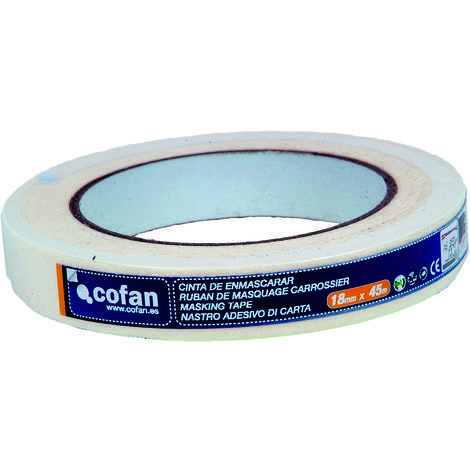 Cinta crepe carrocero 18mm x 45m