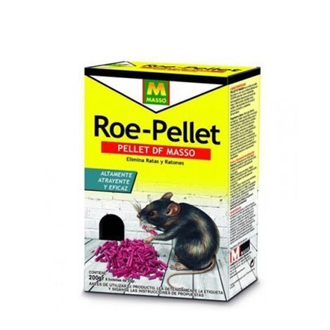 Raticida Massó Difenacoum 0,005% roe pellet atrayente