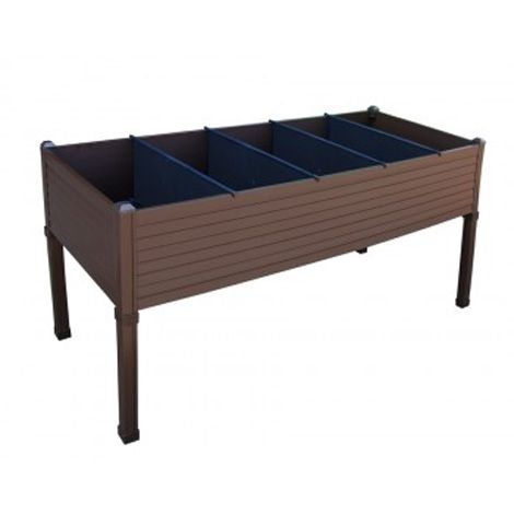 Mesa cultivo huerto urbano PVC