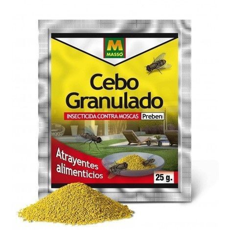Cebo granulado para moscas MASSÓ 25gr.