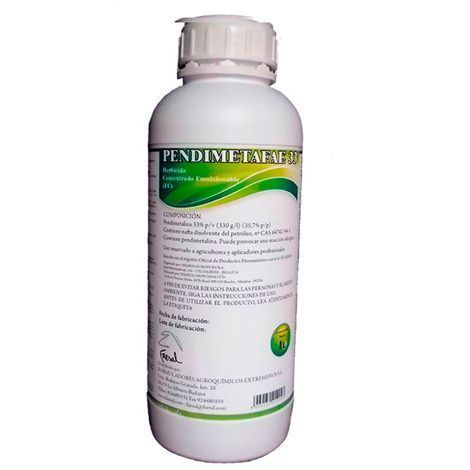 Pendimetafae 33 herbicida selectivo Pendimetalina 33%