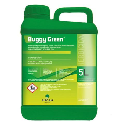 Buggy Green herbicida Glifosato 36%
