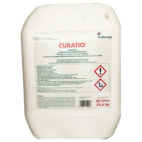 Curatio Polisulfuro de calcio 38% fungicida ecológico