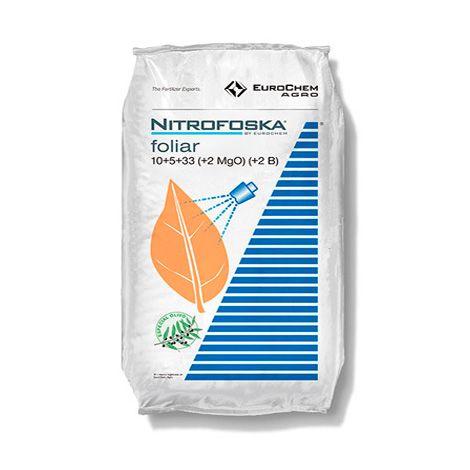 Nitrofoska foliar Olivo abono NPK 10-05-33 + microelementos