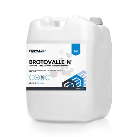 Brotovalle N bioestimulante y fertilizante líquido con microelementos