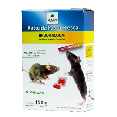 Raticida Sipcam Pasta fresca Brodifacoum
