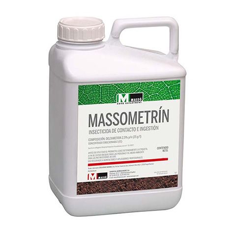 Massometrin Deltametrin 2,5% insecticida contacto e ingestión