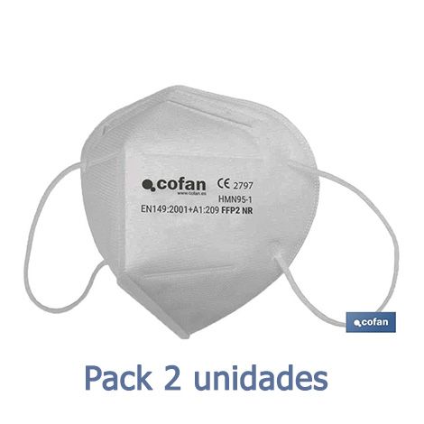 Mascarilla FFP2 NR Pack 2 UNIDADES