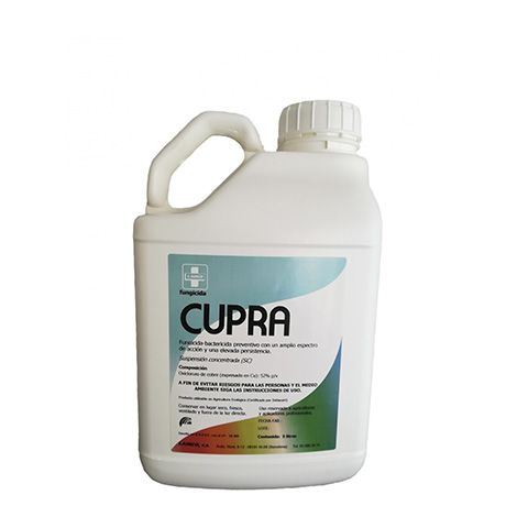 Cupra Oxicloruro 52% fungicida bactericida ecológico