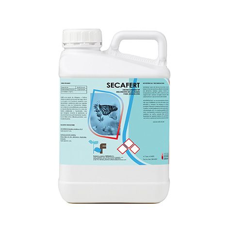Secafert acondicionador de las aguas para aplicación foliar
