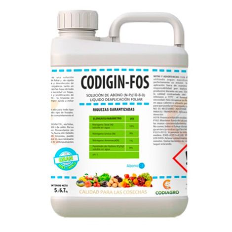 Codigin Fos Solución NP con alta concentración de tensoactivos