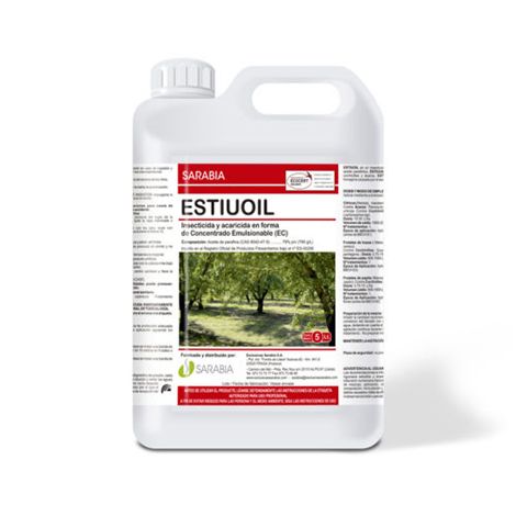 Estiuoil insecticida-acaricida Aceite de Parafina 79% B-500ML JED ecológico