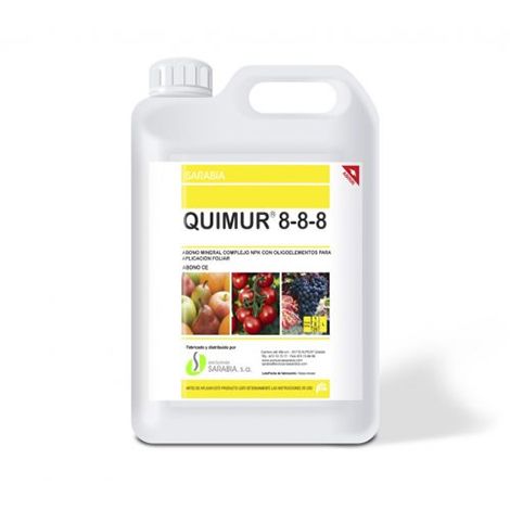 Quimur 8-8-8 abono líquido NPK + microelementos B-1L