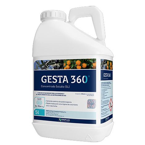 Gesta 360 herbicida sistémico Glifosato 36%