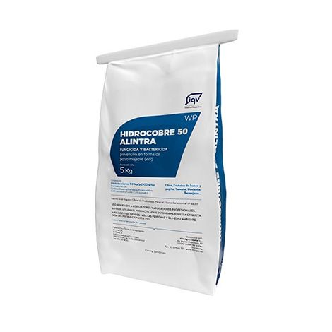 Hidrocobre 50 Alintra Hidróxido cúprico 50% fungicida bactericida ecológico