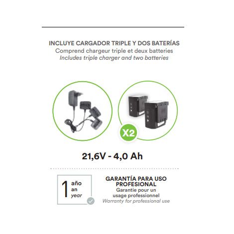 Sierra Poda inalámbrica Kamikaze KVS6000 - Imagen 3