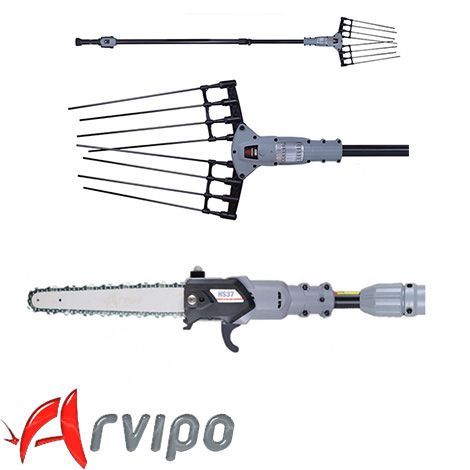 Pack Arvipo Peine Vareador Arvipo OV37-M + Motosierra Arvipo HS37 Pro pértiga telescópica
