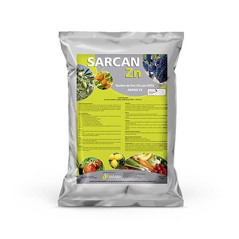 Sarcan Zn quelato Zinc EDTA ecológico