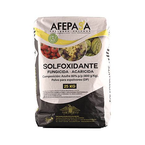 Solfoxidante Azufre 80% fungicida-acaricida ecológico