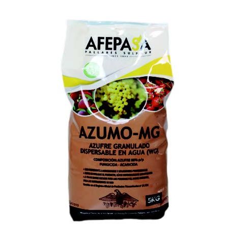 Azumo 80 WG Azufre 80% fungicida acaricida en ecológico