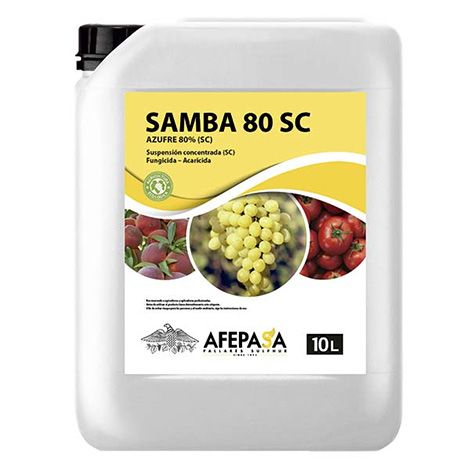 Samba 80 SC fungicida-acaricida Azufre 80%