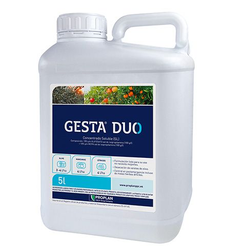 Gesta duo herbicida Glifosato 18% + MCPA 18%