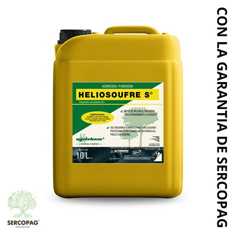 Heliosoufre S Azufre 70% fungicida-acaricida ecológico