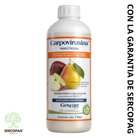 Carpovirusina insecticida biológico de 1 litro contra carpocapsa y polilla oriental en frutales