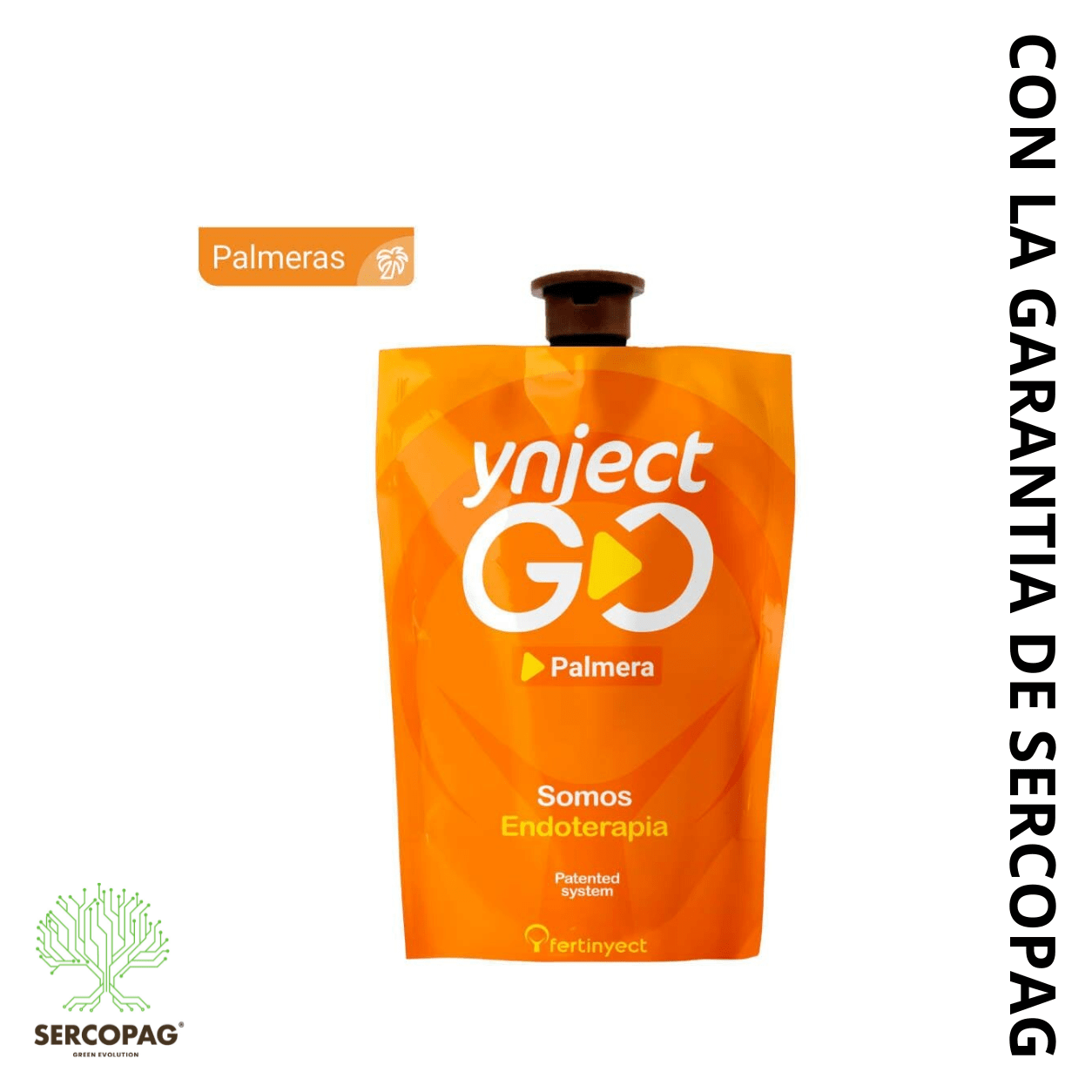 Ynject GO Palmera 55 ml dispositivo de endoterapia contra picudo rojo