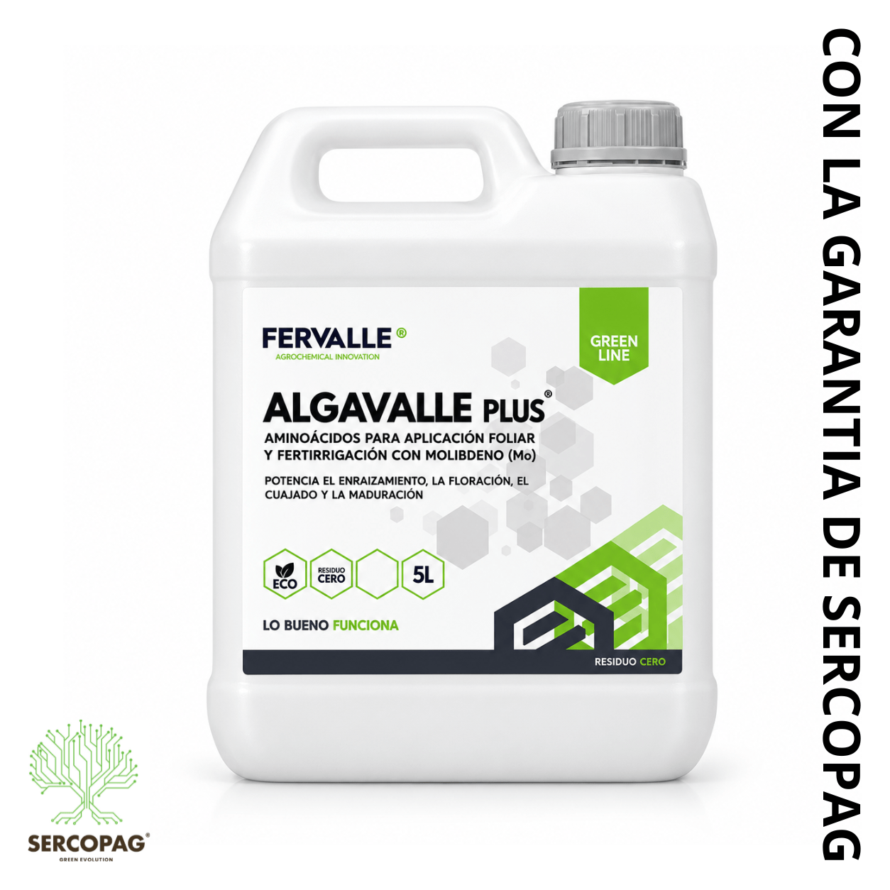 ALGAVALLE PLUS® Bioestimulante de extracto de algas con aminoácidos y molibdeno
